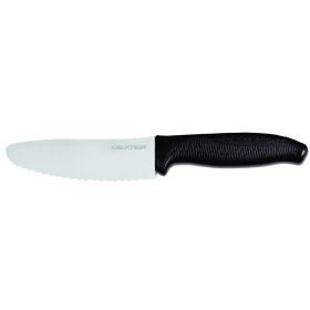 Bread Knife 6" Black SofGrip Handle