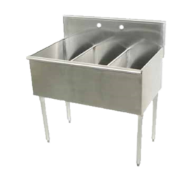 Sink 3 Compartment 21" x 36"